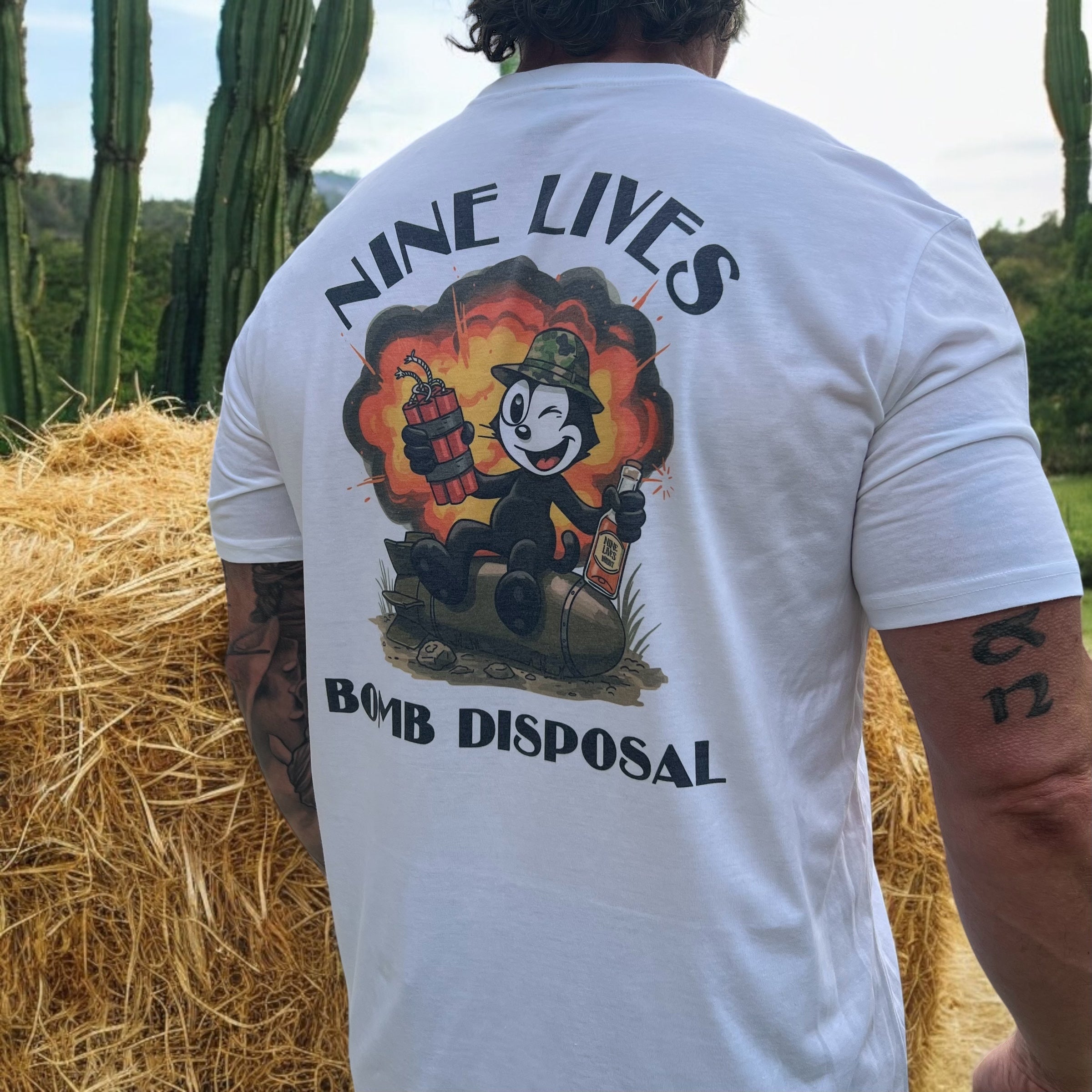 Nine Lives-Land T Shirt