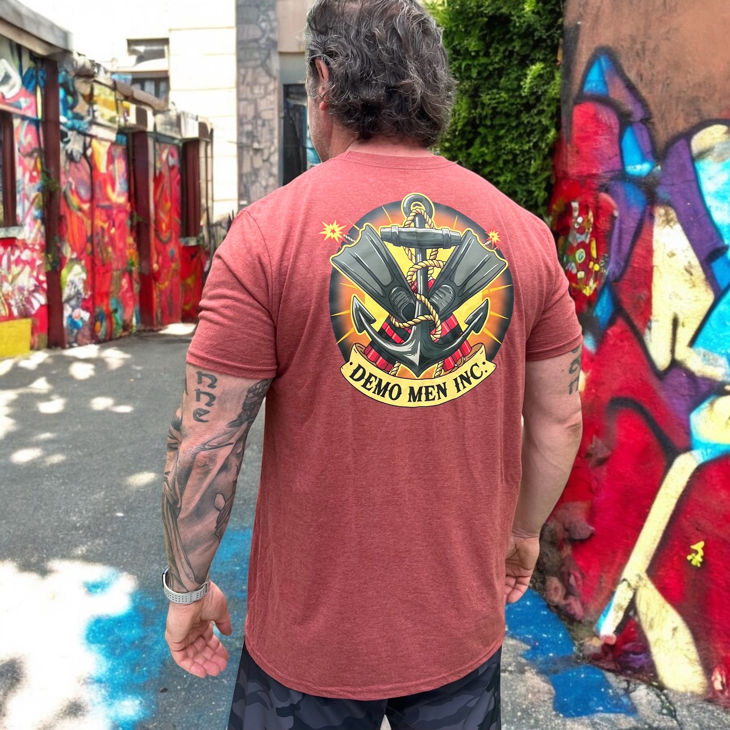 Demo Men Inc Red Tee