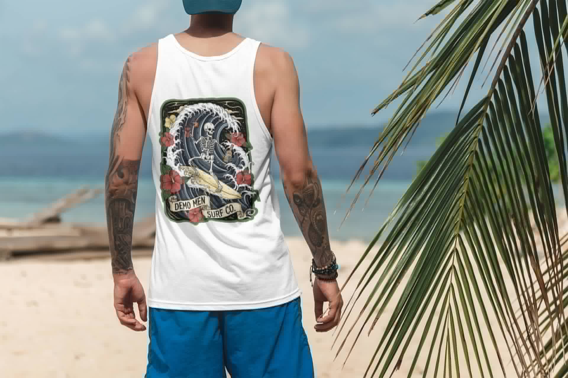 Demo Men Surf Co. Tank Top