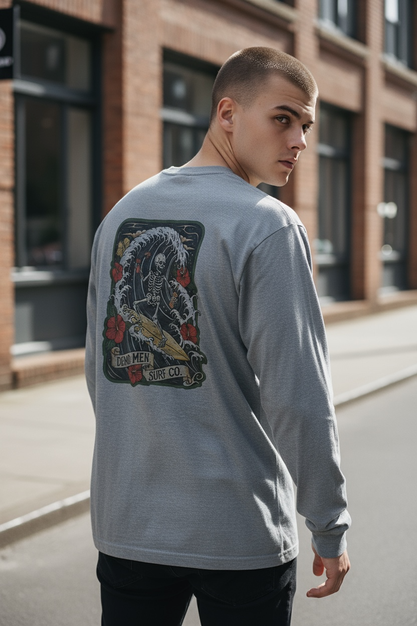 Demo Men Surf Co Long Sleeve Tee